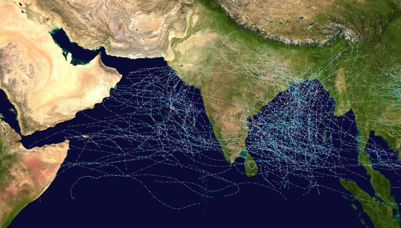 indian ocean  hurricanes